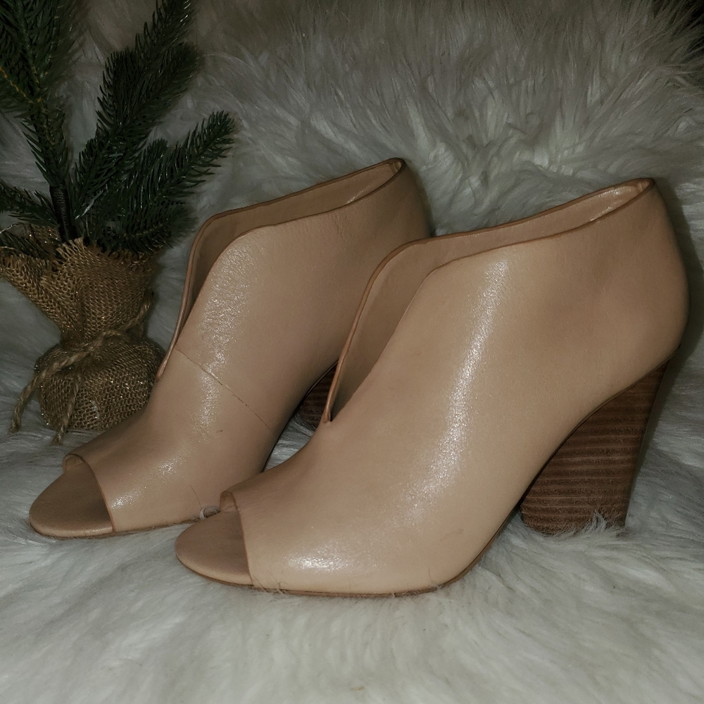 Vince Camuto peep-toe booties